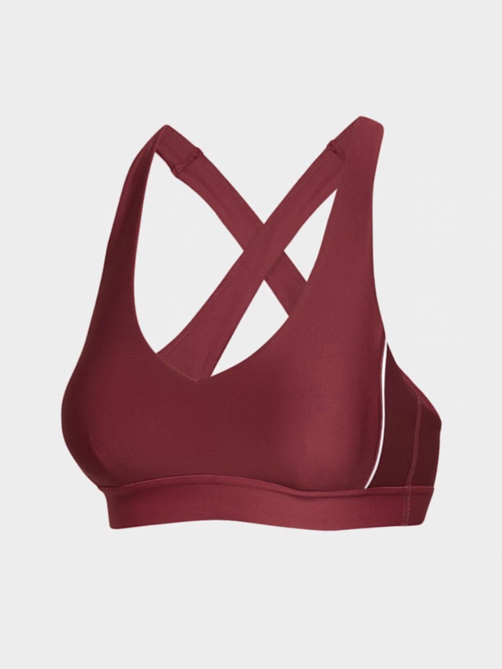 Aritzia GloTone Red-White Hustle Sports Bra XS